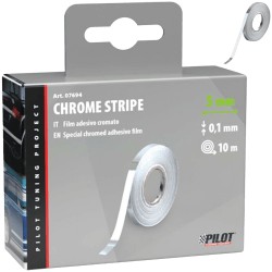 BANDE ADHESIVE CHROMEE 5MM X 10M